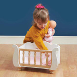 Le Toy Van Sleigh Doll Cot