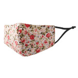 Adult Rose Floral Print Reusable Face Mask