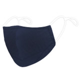 Kids Navy with White Straps Reusable Face Mask