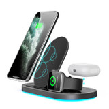 Foldable 3-in-1 Wireless Charging Station