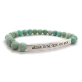 Aroha to the Moon & Back Amazonite Gemstone Bracelet