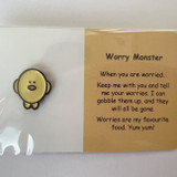 Worry Monster Pin Badge