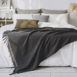 Charcoal Cosy Throw