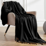 Black Cosy Throw