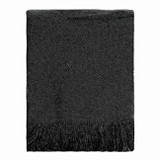 Black Cosy Throw