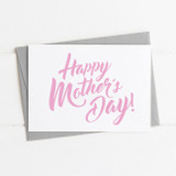 Pink Happy Mother's Day Card