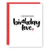 Sending Birthday Love Card