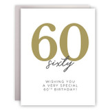 Wishing You a Very Special 60th Birthday Card