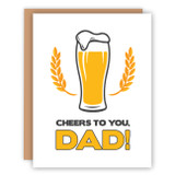 Cheers to you Dad Card