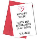 Rhetorical Question Married Card
