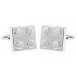 Silver Lego Cufflinks