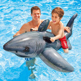 Great White Shark Ride-On Pool Float