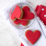 Gingerbread Red Hearts Twin Pack