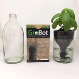 Black GroBot Recycled Glass Planter