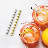 Reusable Metal Cocktail Straws