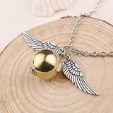 Harry Potter Golden Snitch Necklace