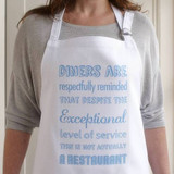 Diners Are Respectfully Reminded Apron