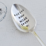 Coffee Now, Wine Later Spoon