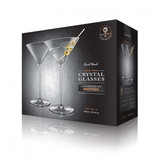 Martini Lead-Free Crystal Glasses - Set of 2