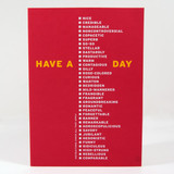 Have a Nice Day Checkbox Card