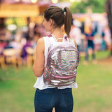 Pearlescent Reversible Sequin Backpack