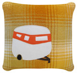 Caravan Recycled Blanket Cushion Cover