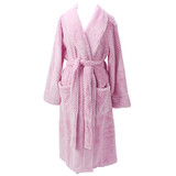 Super Soft Pink Waffle Bath Robe