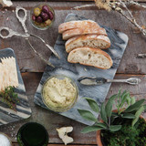 Grey Marble Rectangular Cheese Board