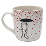 Mr P Raining Hearts Mug