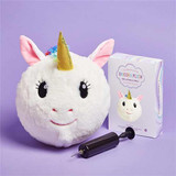 Unicorn Inflatable Fuzzy Ball and Pump