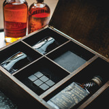Oak Whiskey Box Gift Set