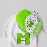 Green Mouthie Mitten Teether
