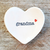 Grandma Heart Ring Dish