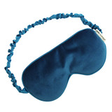 Teal Velvet Eye Mask