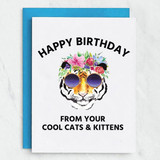 Cool Cats & Kittens Birthday Card