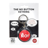 NO! Button Key Ring