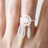 Silver Dream Catcher Ring