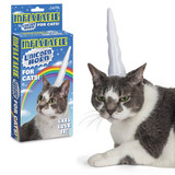 Inflatable Unicorn Hat for Cats