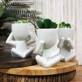 Hear, See or Speak no Evil Planters - 15cm