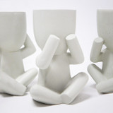 Hear, See or Speak no Evil Planters - 23cm