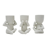 Hear, See or Speak no Evil Planters - 23cm