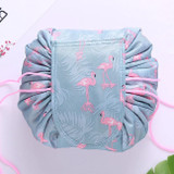 Flamingo Drawstring Makeup Bag