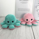 Pink & Green Reversible Mood Octopus Plush NZ