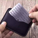 Love Note Engraved Wallet Card