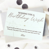 Sending a Birthday Wish Bracelet Card