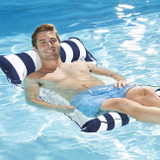 Navy Blue Single Pool Float Hammock