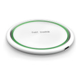 LED QI Fast Wireless Charging Pad