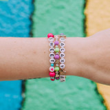 Make it Real - Block & Rock Charm Bracelet