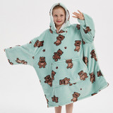 Kids Teddy Bear Mega Hoodie Blanket NZ