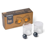 Gentlemen's Hardware Cocktail Tumbler & Whiskey Stone Set